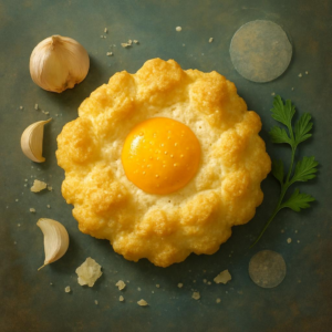 Garlic-Parmesan Cloud Eggs