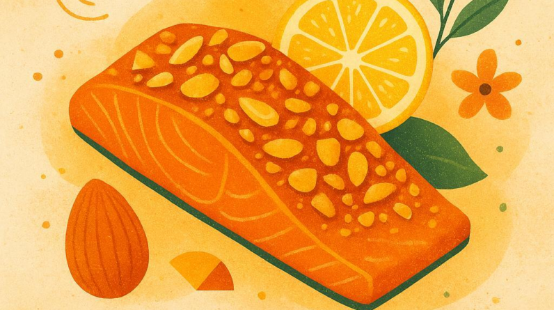 Zesty Almond-Crusted Salmon