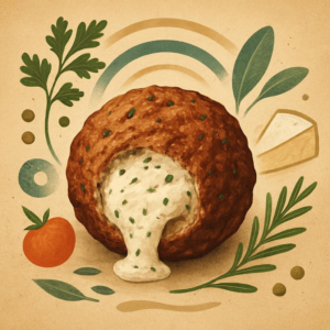 Herbed Brie Stuffed Meatballs - 24345 b754d4a6 herbed brie stuffed meatballs Herbed Brie Stuffed Meatballs