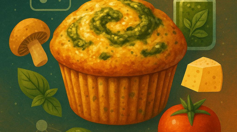 Umami Pesto Egg Muffins