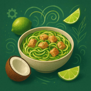 Coconut-Lime Chicken Zoodles