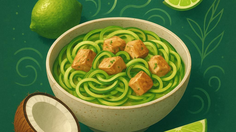 Coconut-Lime Chicken Zoodles