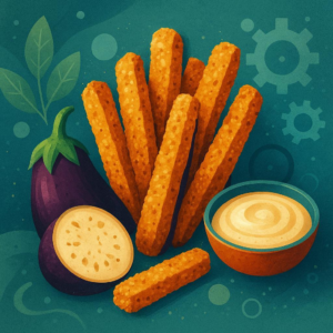 Crispy Keto Eggplant Fries