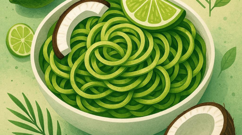 Coconut Lime Zoodle Bowl