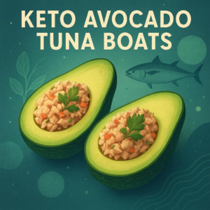 Keto Avocado Tuna Boats