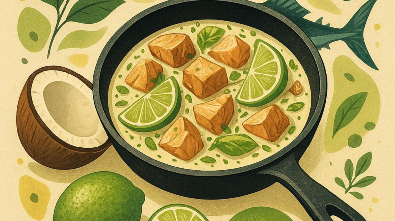 Coconut-Lime Tuna Skillet - 24435 ba060b3d coconut lime tuna skillet Coconut-Lime Tuna Skillet