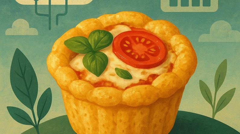 Keto Cloud Bread Pizza Cups
