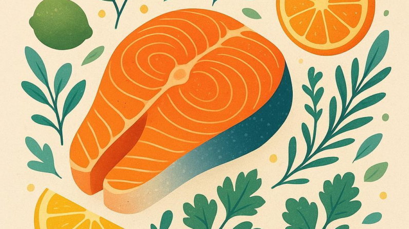 Citrus Herb Salmon Crisps