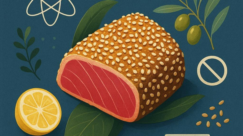 Sesame-Crusted Keto Tuna Steak
