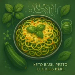 Keto Basil Pesto Zoodles Bake - 24468 b54b19e3 keto basil pesto zoodles bake Keto Basil Pesto Zoodles Bake
