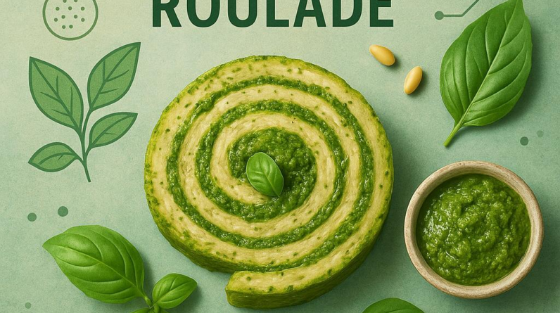 Keto Basil Pesto Roulade