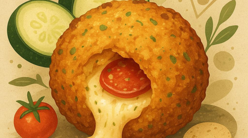 Crispy Zucchini Pizza Bombs