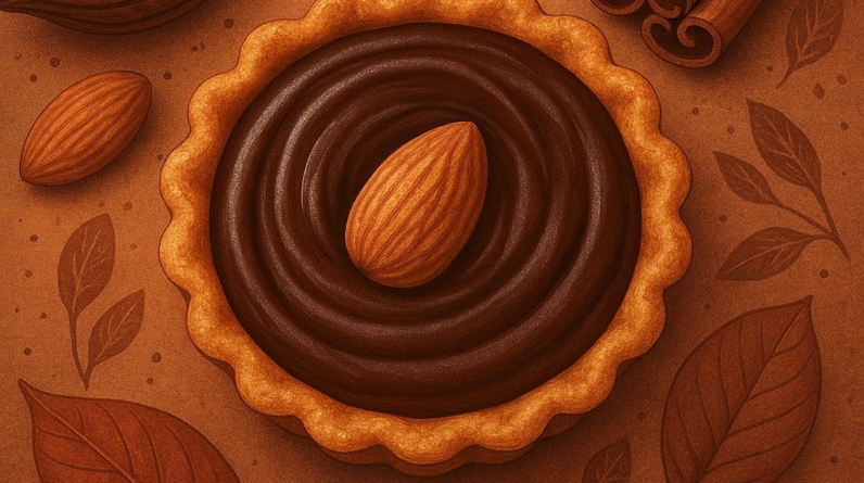 Cocoa-Cinnamon Almond Tartlets