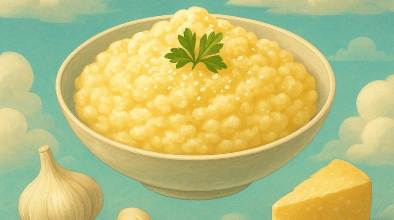 Garlic-Parmesan Cloud Risotto