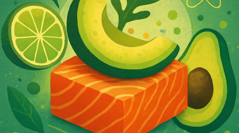 Zesty Avocado Salmon Bites