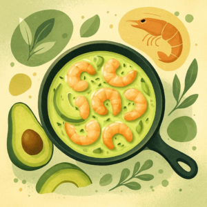 Creamy Avocado Shrimp Skillet - 24507 32b160e1 creamy avocado shrimp skillet Creamy Avocado Shrimp Skillet