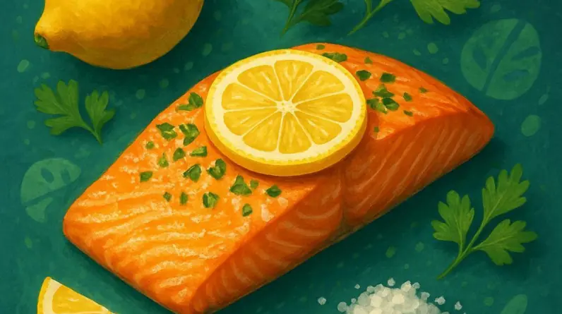Lemon-Parsley Keto Salmon