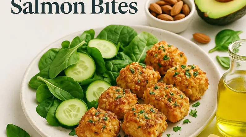 Almond-Crusted Salmon Bites