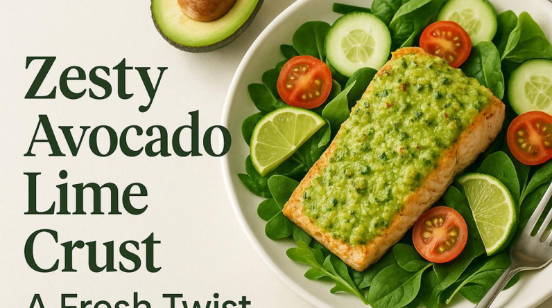 Zesty Avocado Lime Crust: A Fresh Twist