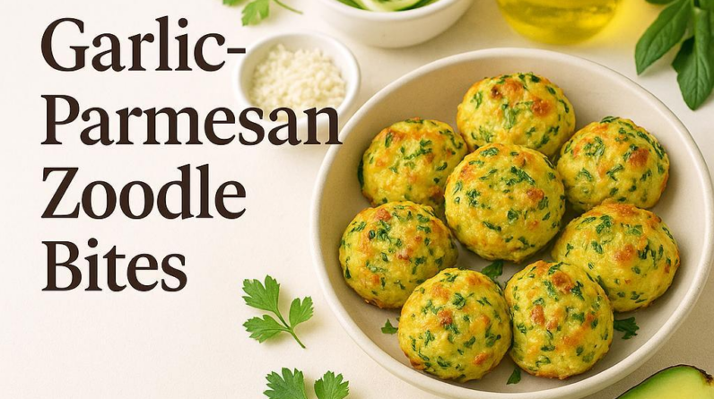 Garlic-Parmesan Zoodle Bites - 24574 d9b77c54 garlic parmesan zoodle bites Garlic-Parmesan Zoodle Bites