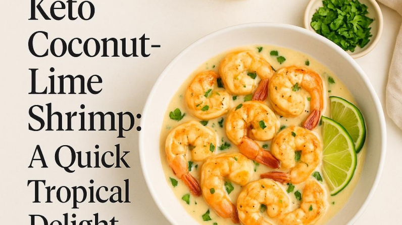 Keto Coconut-Lime Shrimp: A Quick Tropical Delight
