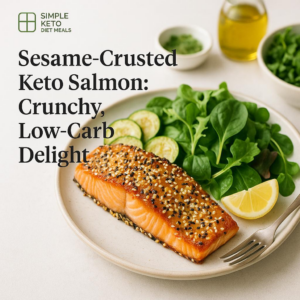 Sesame-Crusted Keto Salmon: Crunchy, Low-Carb Delight
