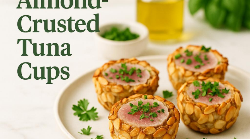 Almond-Crusted Tuna Cups - 24607 8db01cb2 almond crusted tuna cups Almond-Crusted Tuna Cups