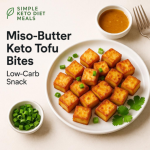 Miso-Butter Keto Tofu Bites: Low-Carb Snack