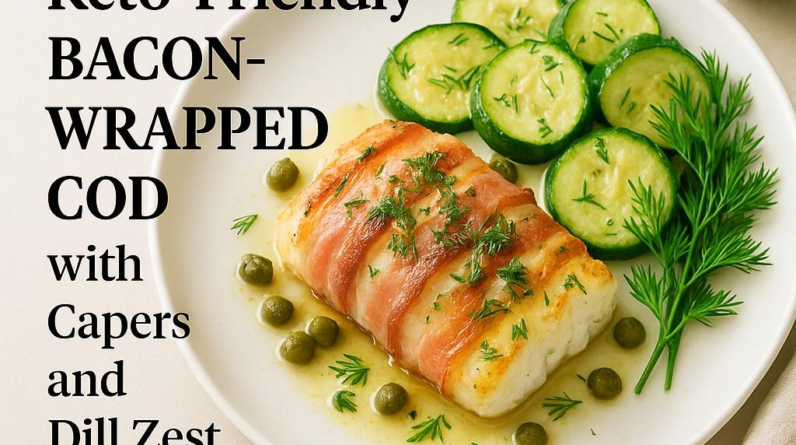 Keto-Friendly Bacon-Wrapped Cod with Capers and Dill Zest - 24665 56c9f4a1 keto friendly bacon wrapped cod with capers and dill zest Keto-Friendly Bacon-Wrapped Cod with Capers and Dill Zest
