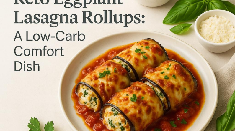 Keto Eggplant Lasagna Rollups: A Low-Carb Comfort Dish