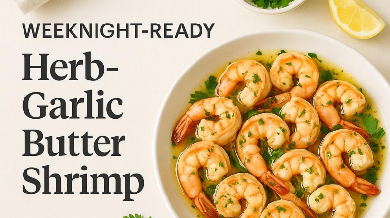 Weeknight-Ready Herb-Garlic Butter Shrimp