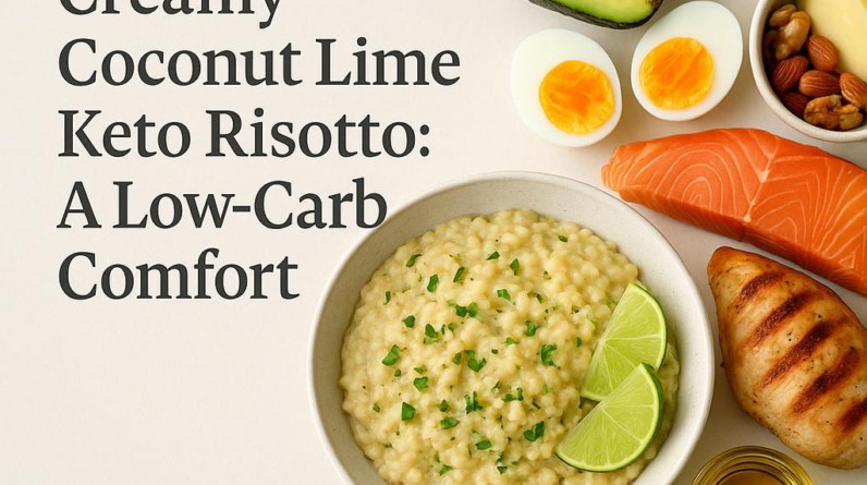 Creamy Coconut Lime Keto Risotto: A Low-Carb Comfort - 24763 e625fdc4 creamy coconut lime keto risotto a low carb comfort Creamy Coconut Lime Keto Risotto: A Low-Carb Comfort